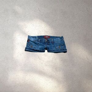 VTG Y2K Tyte Jeans Low Rise Micro Denim Shorts